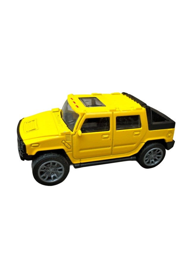 RUHANI Model World Die Cast Model Car Hot Metal car in Pullback Function | Metal DieCast Racing Car(Size - 1:36) Yellow - Image 5