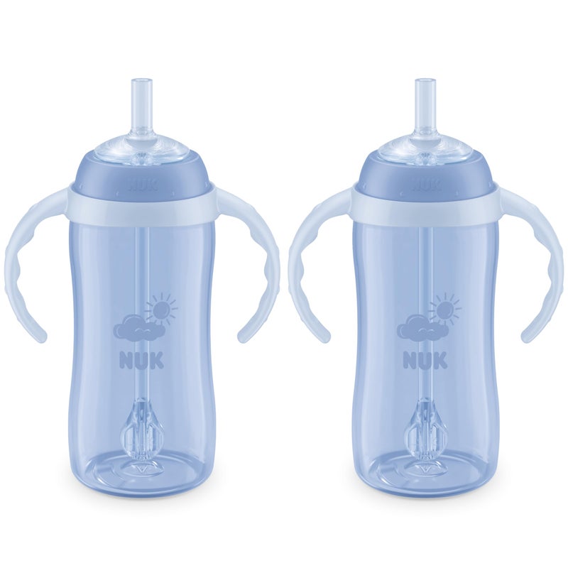 NUK Learner Straw Cup 10oz - Toddler Cup with Soft Straw for Easy Drinking Suitable for Ages 8 Months and Up - Image 1