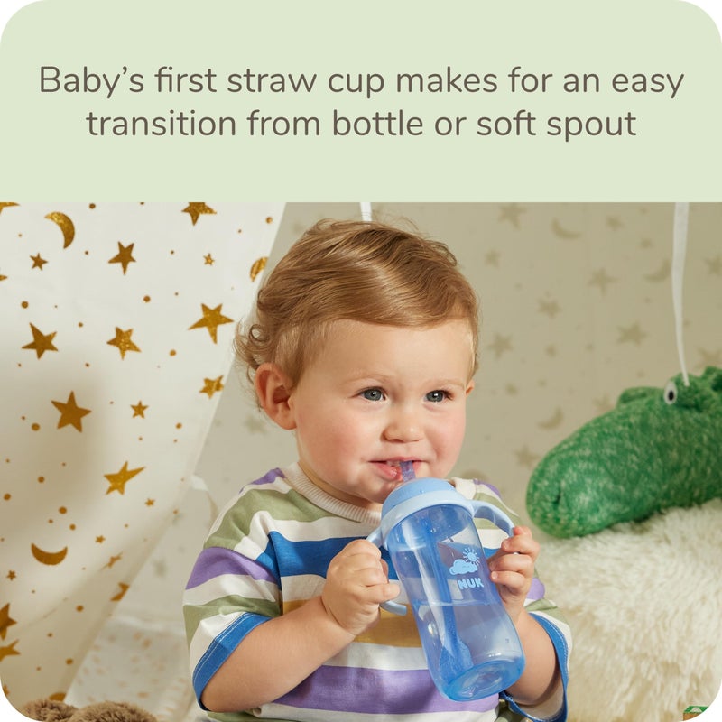 NUK Learner Straw Cup 10oz - Toddler Cup with Soft Straw for Easy Drinking Suitable for Ages 8 Months and Up - Image 4