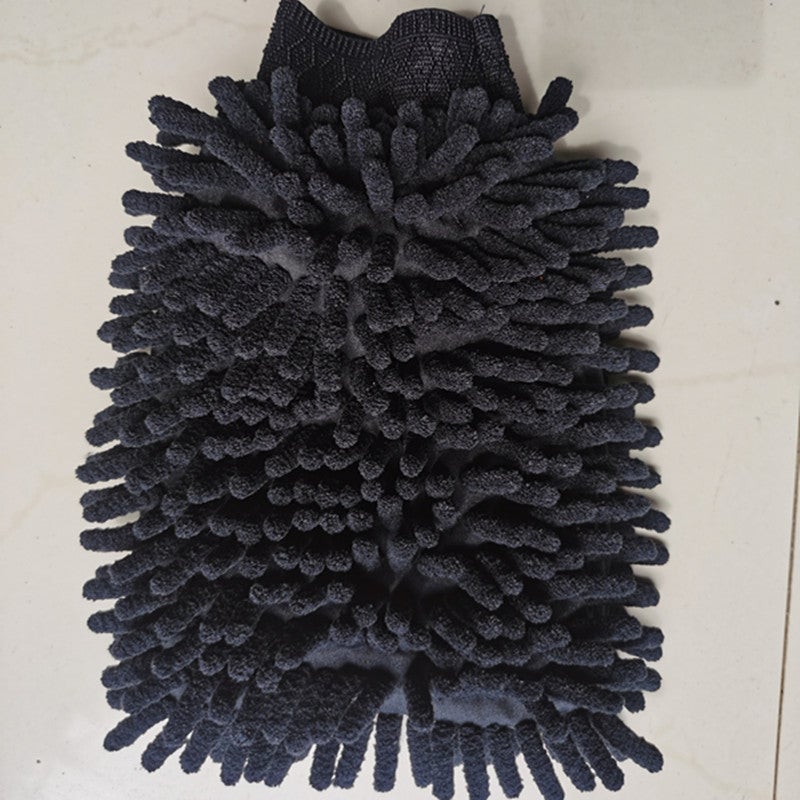 general Chenille Car Wash Gloves - Thickened Coral Fiber Cleaning Mitts for Auto Care - Image 1