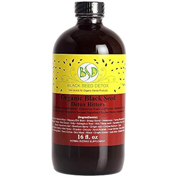 BSD Blackseed & Bitters Detox (30 Herbs/Bitters) (16 oz.) - Image 1