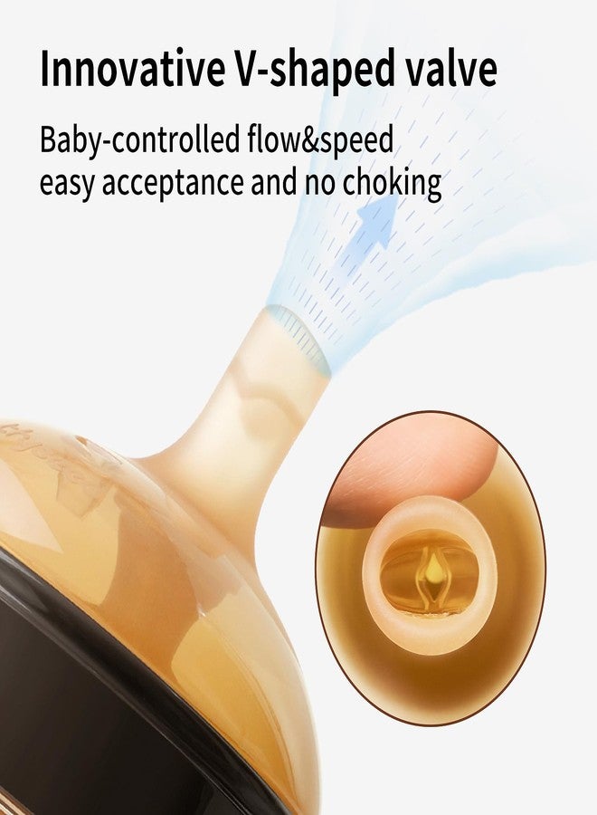 thyseed PPSU Weighted Straw Cup with Handles Toddlers Transition Bottles to Sippy Cups No Spill Learner Milk Water Baby Bottle Soft Silicone Spout Dishwasher Safe BPA Free 6+ Months 10oz/300mL 1 Pack - Image 4