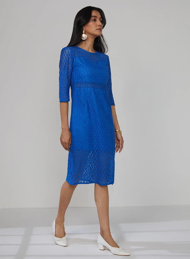 Pinacolada  Women's Onyx Black Ditsy Floral Dress for Women | Best Price UAE