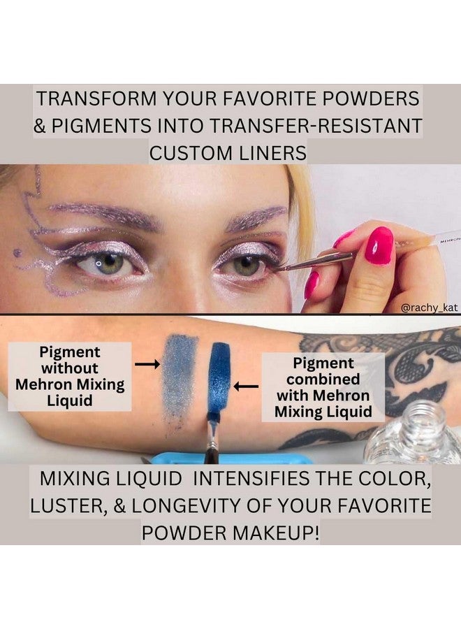 ميهرون سائل خلط المكياج | مقاوم للماء للاستخدام طوال اليوم | محول مكياج متعدد الاستخدامات | وسيط خلط محدد العيون | شفاف 4.5 أونصة سائلة (133 مل) - Image 4