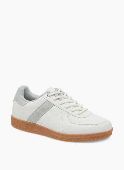 SAMBA Womens' Panelled Lace-Up Sneakers