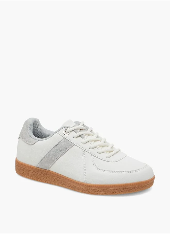 سامبا Womens' Panelled Lace-Up Sneakers