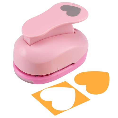 MyArTool 2 Inch Heart Paper Punch - Press Down to Punch Out a Clean, Even Heart Every Time - Perfect for Adding Detail to Gift Tags, Greeting Cards, and DIY Party Decorations - Image 1