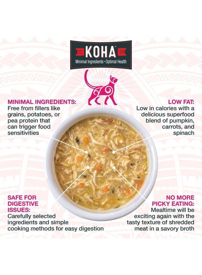 Koha Pure Shreds Cat Variety Pack, High Protein Wet Cat Food - 5 Flavors - Beef, Duck, Chicken & Duck and Chicken & Salmon Food for Cats - 2.8 oz Cans, Pack of 12 - Image 3