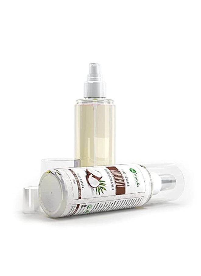 Naturalis - Essence Of Nature Fractionated Coconut Carrier Oil Natural Skin Moisturizer, Therapeutic, Odorless, 200 Ml - Image 1