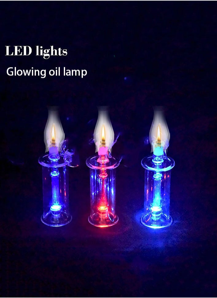 Generic Glass Home Decorative Heat Resistant Oil Lamp Vase  - Image 2