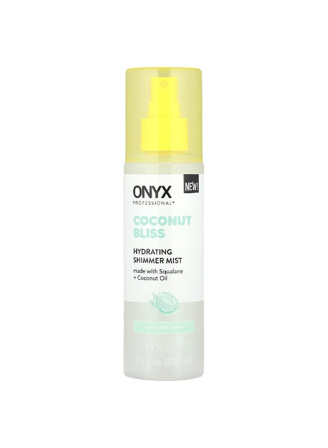 Onyx Professional, Coconut Bliss, Hydrating Shimmer Mist, Coconut & Vanilla, 6.5 fl oz (200 ml) - Image 1