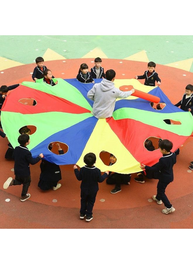 Whack-a-mole Rainbow Umbrella Kindergarten Kidsren's Games Sports Activities Outdoor Toys Early Education Sensory Training Equipment-Specifications:[send Sports Bracelet] 2.9m Holes Whack-a-mole  - Image 2