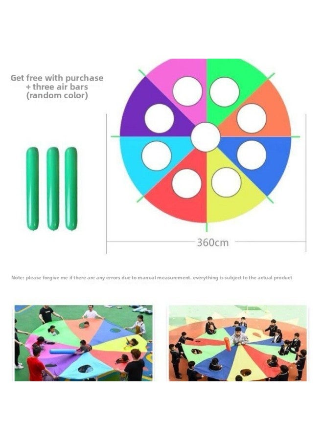 Whack-a-mole Rainbow Umbrella Kindergarten Kidsren's Games Sports Activities Outdoor Toys Early Education Sensory Training Equipment-Specifications:[send Sports Bracelet] 2.9m Holes Whack-a-mole  - Image 5