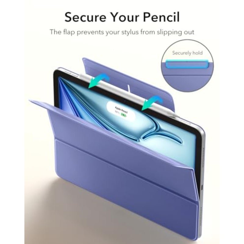 حافظة لجهاز iPad Air 11 بوصة M4/M3/M2 2026/2025/2024، iPad Air 5th/4th Gen (2022/2020): حافظة رفيعة قابلة للطي مع ملحق مغناطيسي قوي، استيقاظ/نوم تلقائي، حماية متينة - Image 5