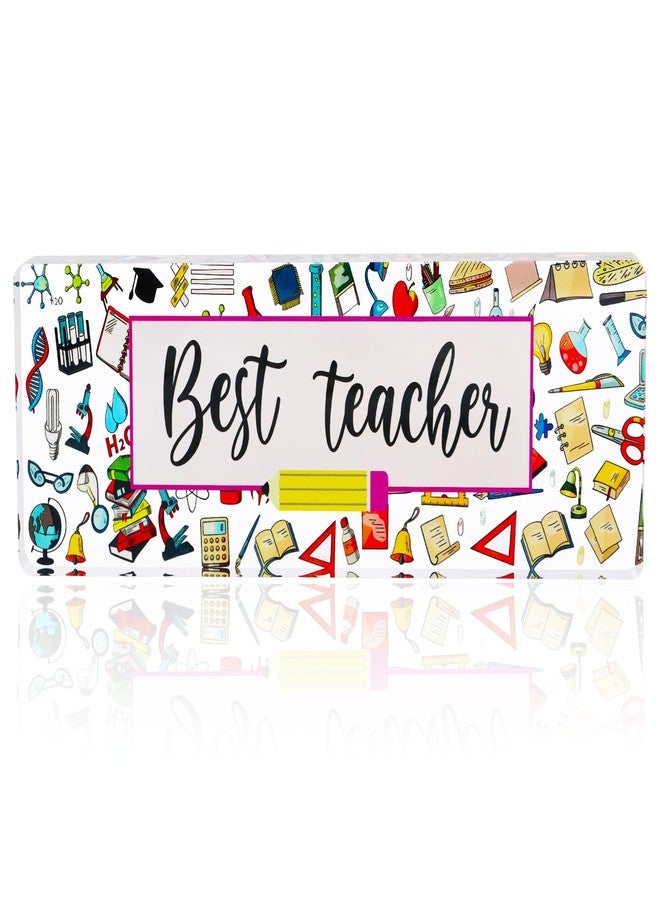HWING Teacher Gifts for Women Men,Teacher Appreciation Tabletop Decor Plaque,Classroom Office Desk Decoration,Back to School Thank You Birthday Graduation Gifts for Teachers Educators Mentor - Image 1