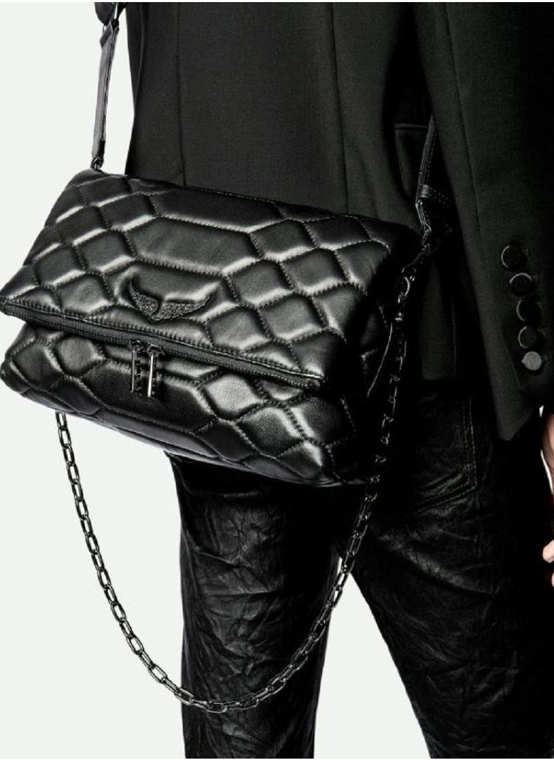 ZADIG & VOLTAIRE - Rocky iconic women’s black grained leather bag - Image 1