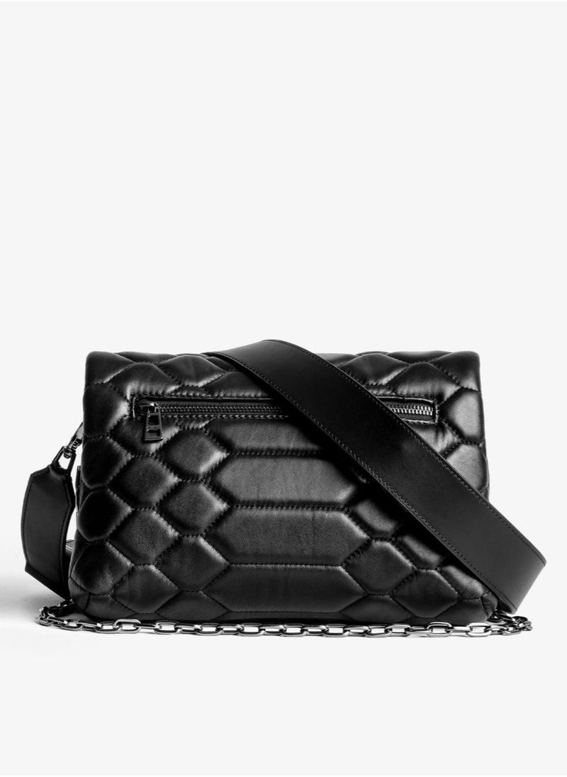 ZADIG & VOLTAIRE - Rocky iconic women’s black grained leather bag - Image 1