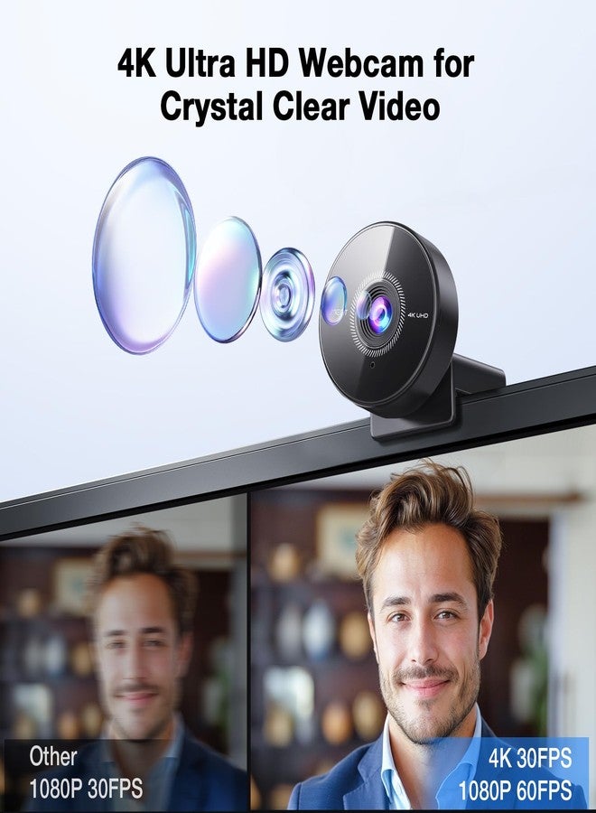 EMEET C950 4K Webcam for PC, PDAF Autofocus, USB Webcam with Microphone - Image 2