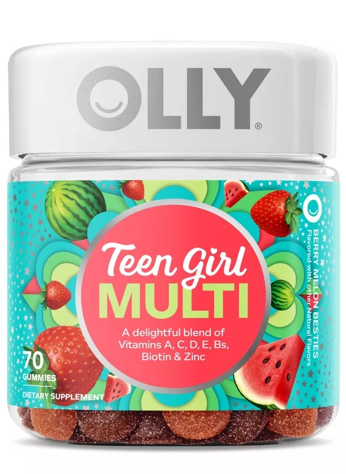 OLLY - Teen Girl Multi, Berry Melon - 70 Gummies - Image 1