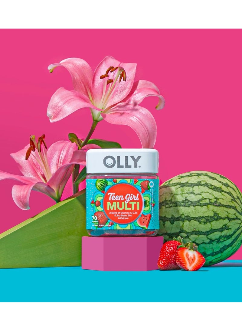 OLLY Teen Girl Multi, Berry Melon - 70 Gummies - Image 3