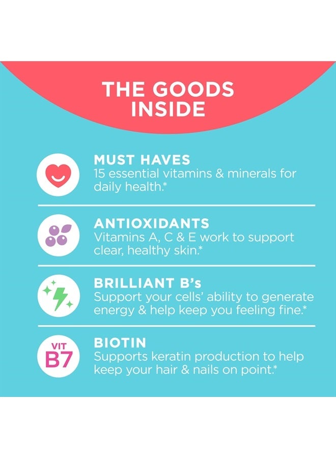 OLLY Teen Girl Multi, Berry Melon - 70 Gummies - Image 5