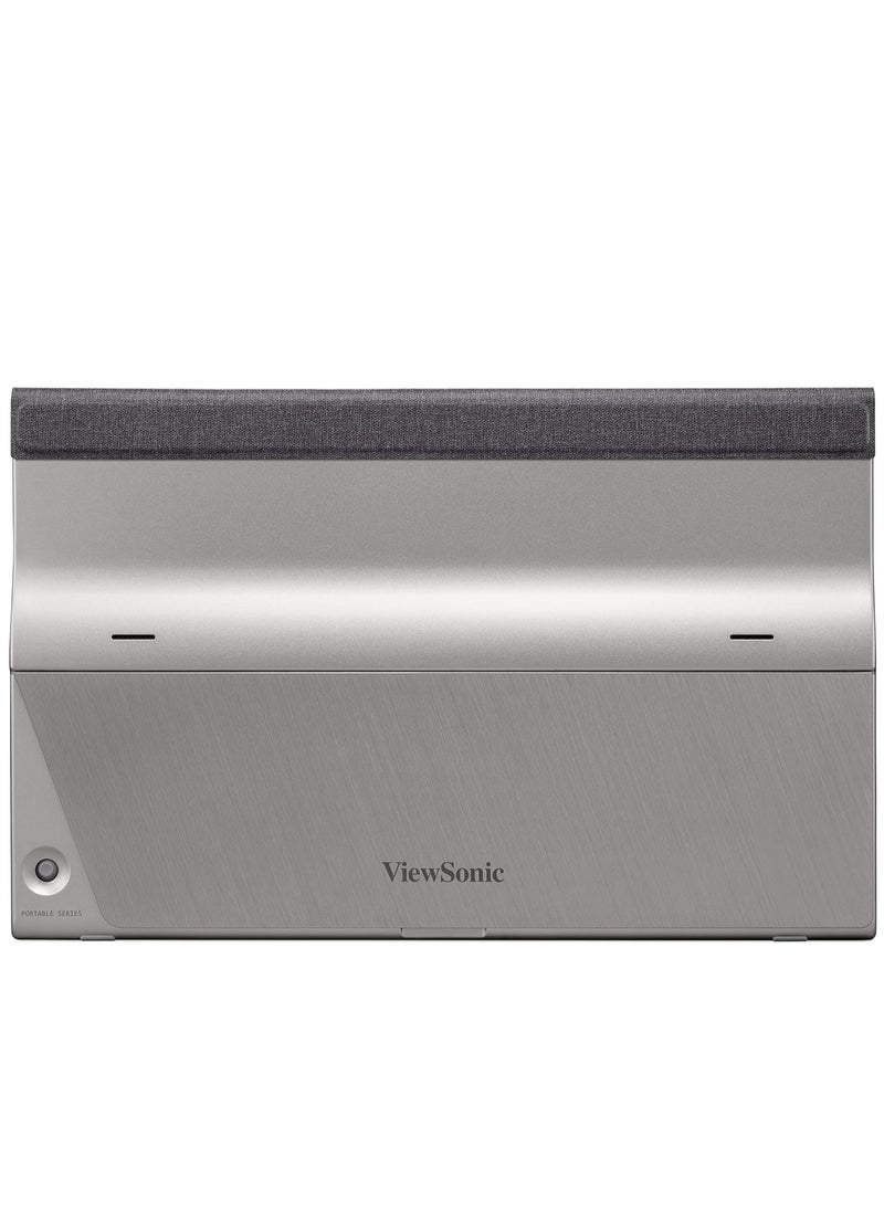 ViewSonic VS - ViewSonic VG1655 15.6 Inch 1080p Portable Monitor with 2 Way Powered 60W USB C, IPS, Eye Care, Dual Speakers, Built-in Stand with Smart Cover - Image 1