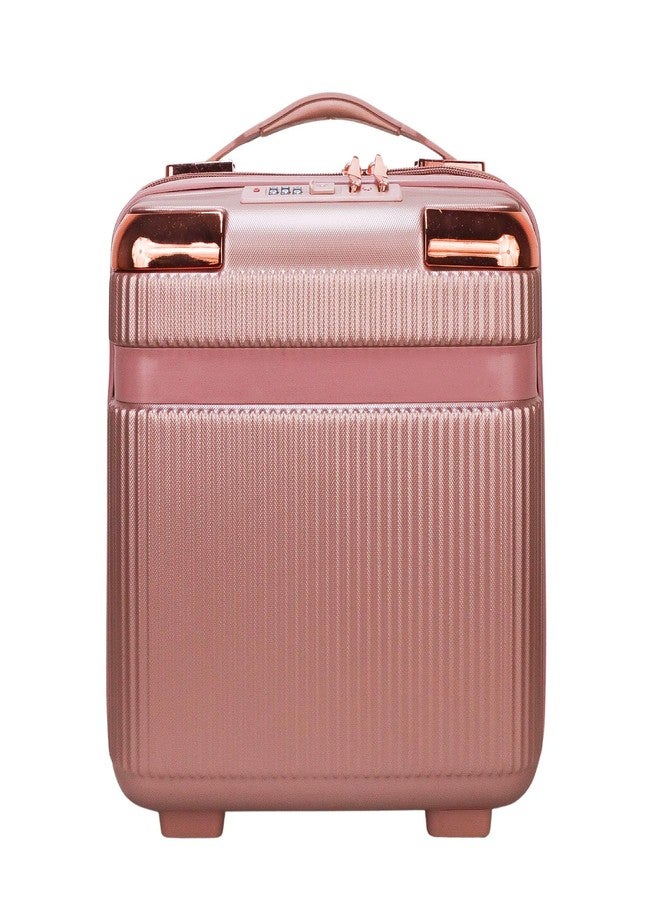 Adson Travel Make up Train Case, Waterproof Portable Hard Shell Cosmetic Case Luggage Mini Suitcase Makeup Brushes Bag Toiletry Organizer Portable Makeup Carrying Case - Image 1