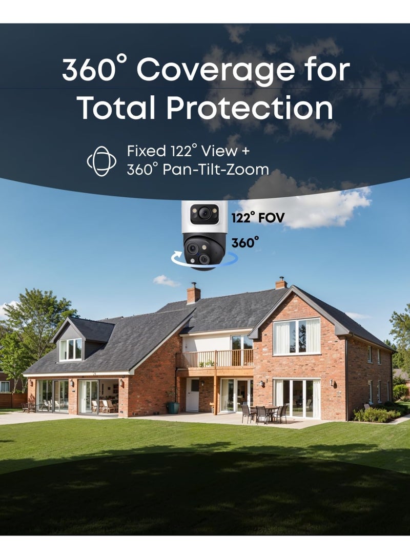 إيوفي كاميرا خارجية سلكية، عدسة ثلاثية - Image 5