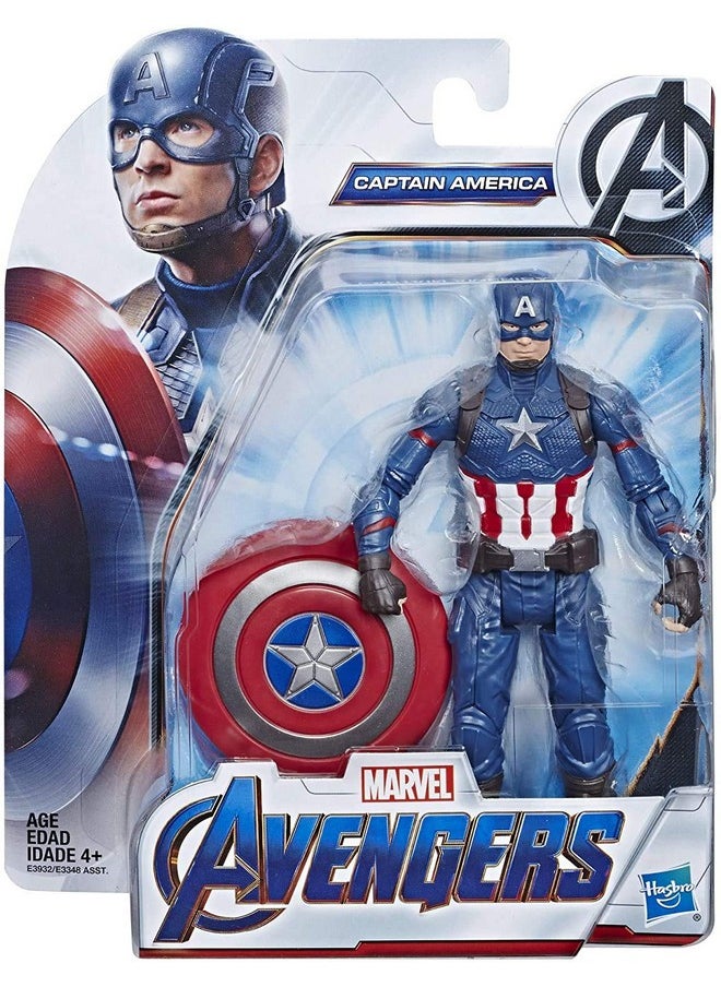 AVENGERS Avengers Marvel End Game Captain America 6-Inch-Scale Marvel Super Hero Action Figure Toy  - Image 3