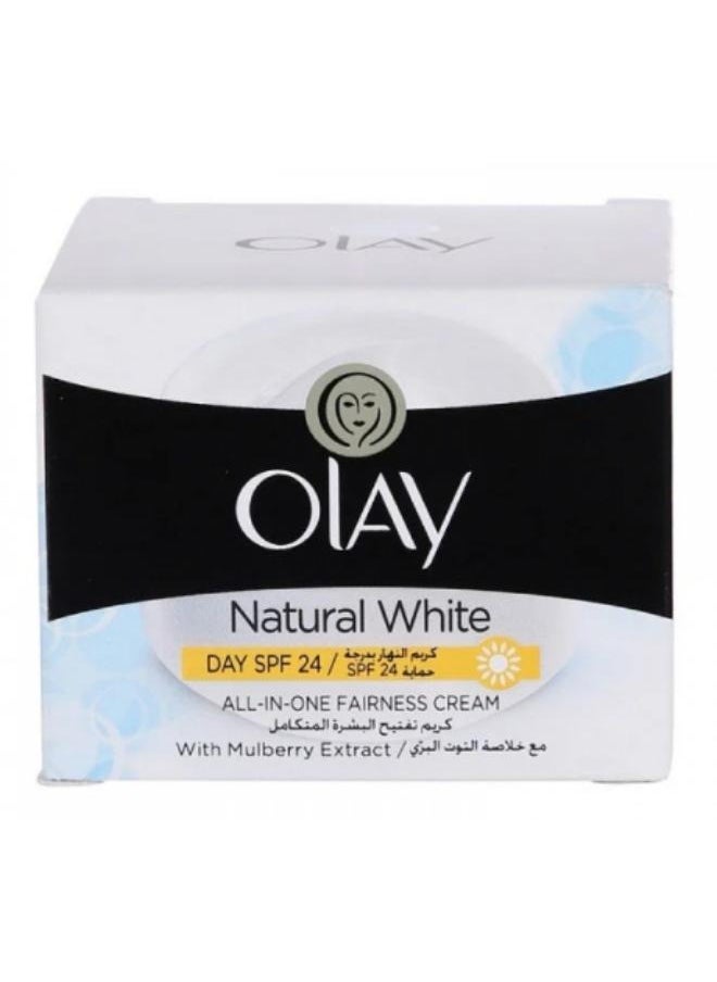 Olay 2 pieces natural white cream 50 ml all in 1 DAY  - Image 2