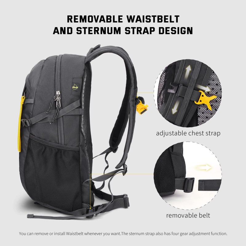 SKYSPER Small Hiking Backpack, 20L Lightweight Travel Backpacks Hiking Daypack for Women Men - Image 3