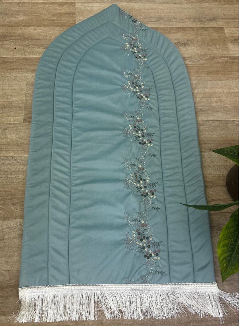 SMART HOME Embroidered sponge prayer rug, soft material provides you with comfort