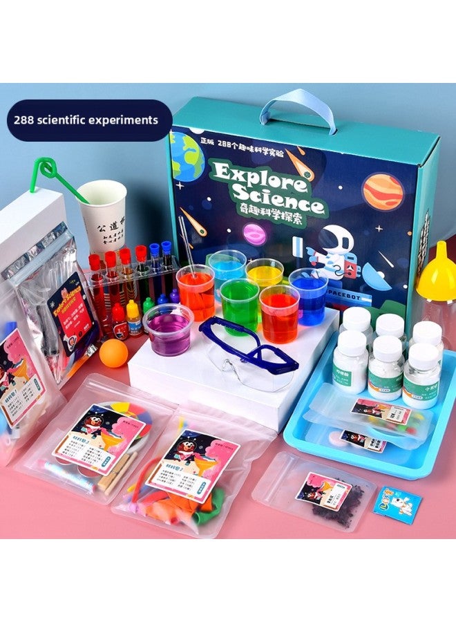 Children's Fun Science Experiment Toy Set Children's Choice Primary School Students' Physical Chemistry Experiment Material Package Teaching Aware-Specifications:133 Science Experiment  - Image 3