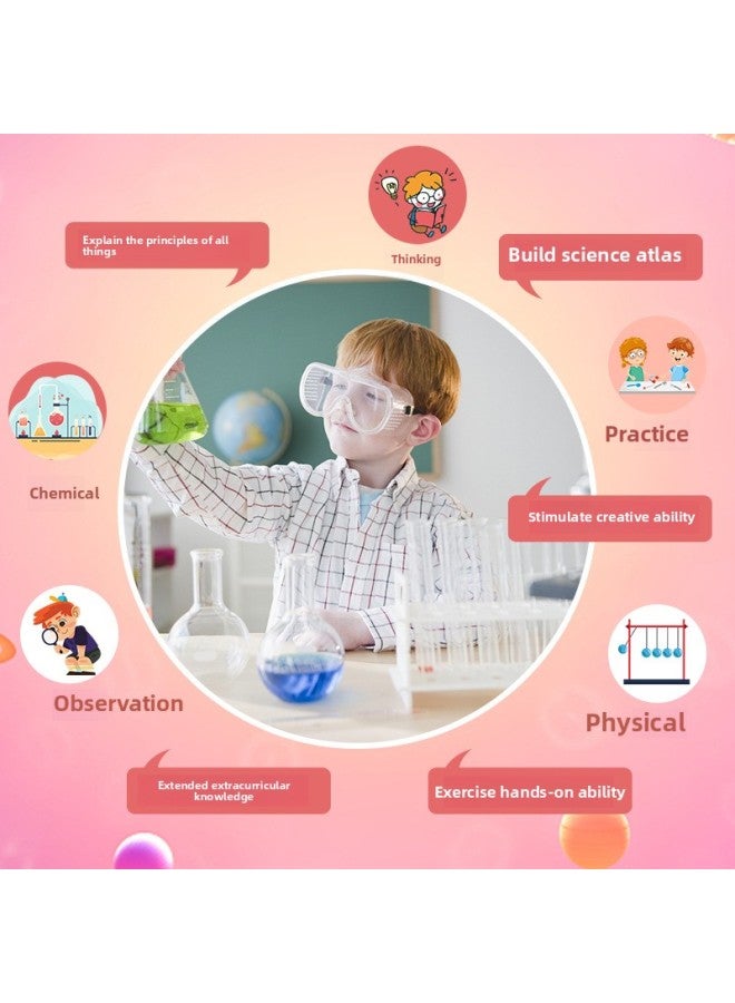 Children's Fun Science Experiment Toy Set Children's Choice Primary School Students' Physical Chemistry Experiment Material Package Teaching Aware-Specifications:133 Science Experiment  - Image 5