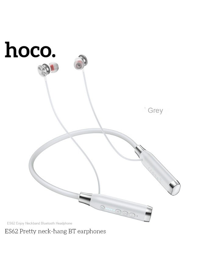 هوكو سماعات بلوتوث عنق أنيقة ES62 مع بطارية تدوم 120 ساعة - سماعات موسيقية لاسلكية - Image 1