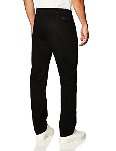 WT02 Men's Long Basic Stretch Skinny Chino Pant, Black(New), 36X30 - Image 3