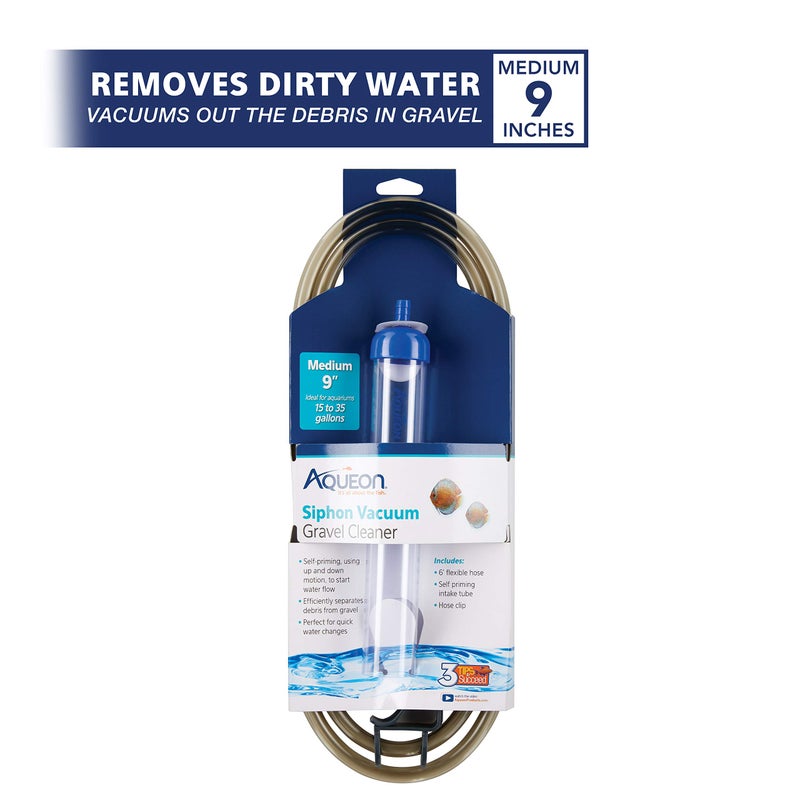 Aqueon Aquarium Siphon Vacuum Gravel Cleaner Medium - 9 Inches - Image 2