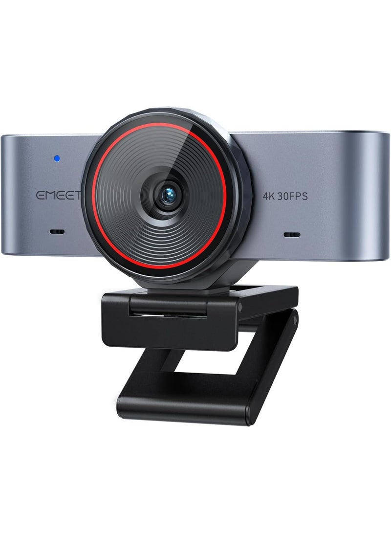 EMEET C960 Ultra 4K Webcam with Large 1/1.5" Sensor, 0.2s Autofocus, Dual Mics, and Privacy Cover for Mac & PC - Image 1