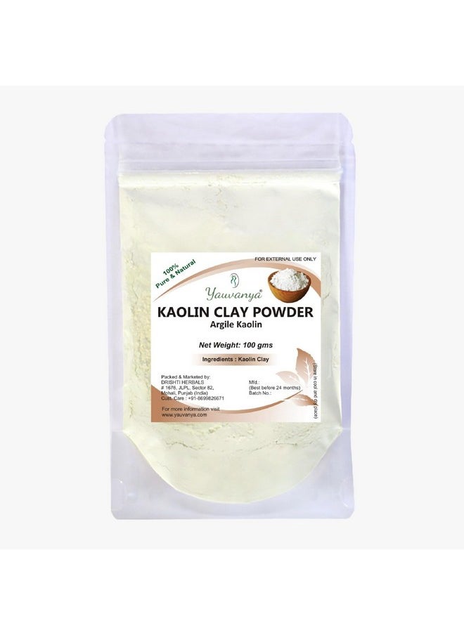 Yauvanya Natural Kaolin/Clay Powder For Glowing Skin - 2X100 Gms  - Image 1