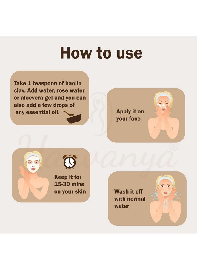 Yauvanya Natural Kaolin/Clay Powder For Glowing Skin - 2X100 Gms  - Image 3