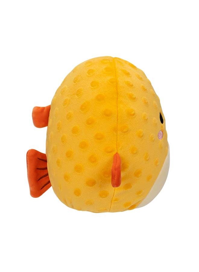 Squishmallows 7.5 inch Safa Orange Pufferfish , Officially Licensed Kellytoy Plush Toy, Colorful Soft Toy, Gift for Kids, Girls & Boys Washable Squishy Stuff Toy Multicolor All Age  - Image 5