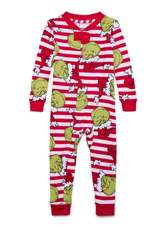The Grinch who Stole Christmas Matching Family Pajamas Infant Boys Girls - 12M - Image 1