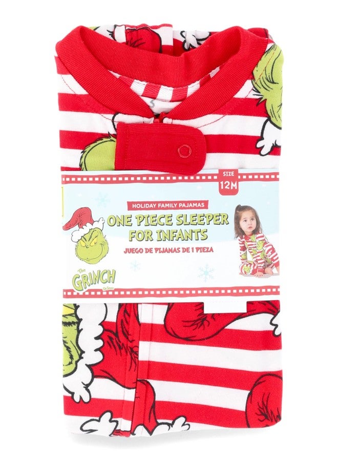The Grinch who Stole Christmas Matching Family Pajamas Infant Boys Girls - 12M - Image 2
