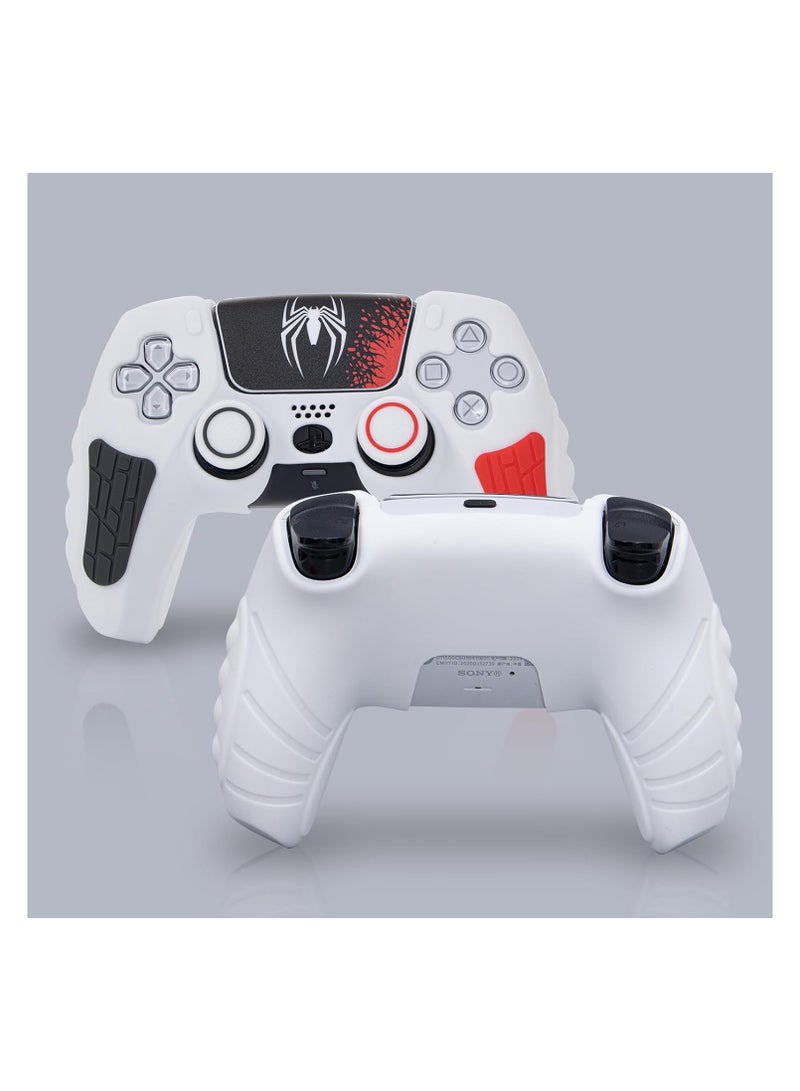 Anmi Non Slip Silicone ps5 controller cover With Thumb Grip Cap, Joystick Protector And Cover Sticker  - Image 5