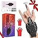 AQEWK Spider Web Shooter with Gloves 8 FT Real Web Launcher String Shooters Toy for Kids Cool Gadget Wrist String Shooter for Superhero RolePlayBlack - Image 2