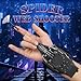 AQEWK Spider Web Shooter with Gloves 8 FT Real Web Launcher String Shooters Toy for Kids Cool Gadget Wrist String Shooter for Superhero RolePlayBlack - Image 3