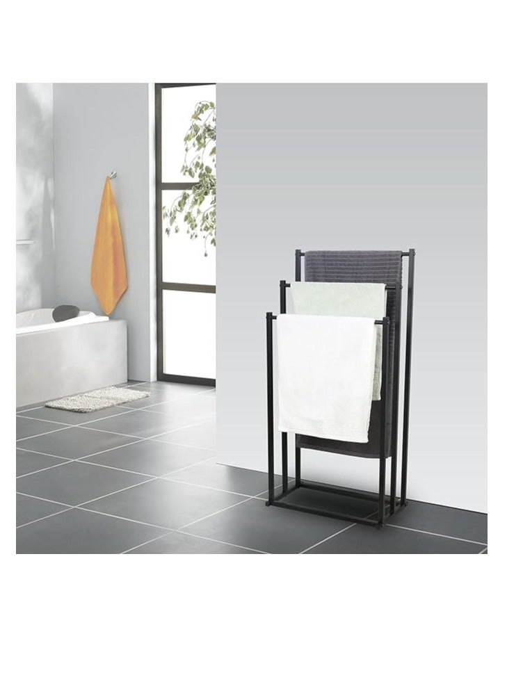 Cool Baby 3 Tier Freestanding Towel Rack Multifunctional Drying Stand with 3 Bars Metal Towel Holder  - Image 4