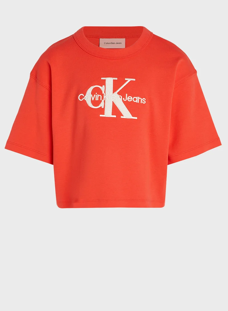 كالفن كلاين جينز TEDDY MONOLOGO SS T-SHIRT