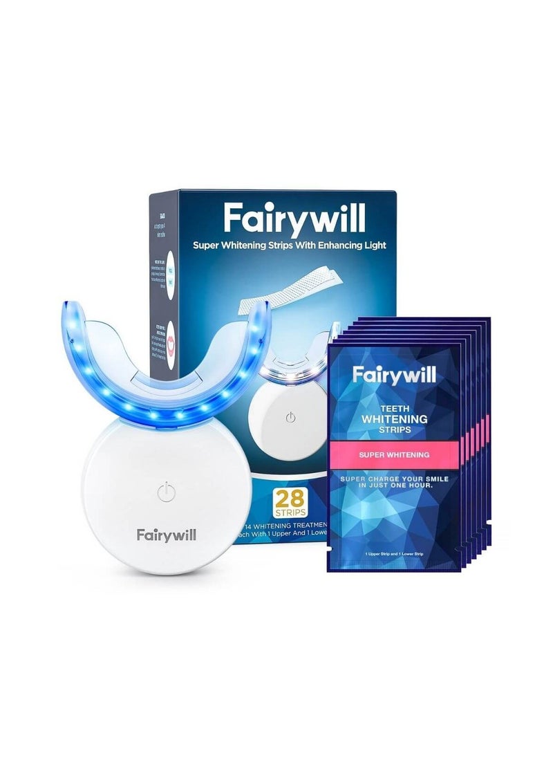 Fairywill - Fairywill Super Whitening Strips With Enhanced Light 28 Strips - Image 1