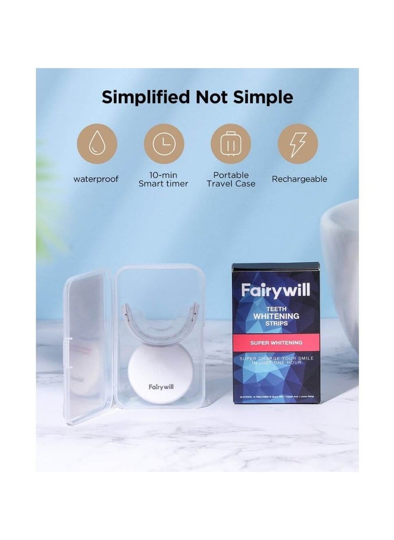Fairywill - Fairywill Super Whitening Strips With Enhanced Light 28 Strips - Image 1